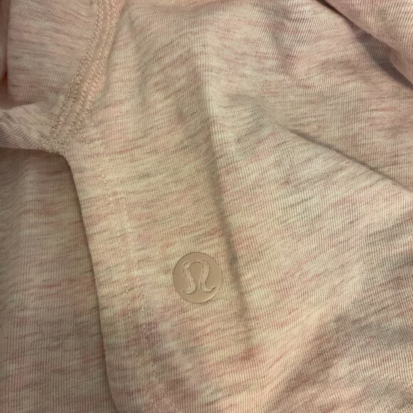 Lululemon Circadian Long Sleeve V-Neck Tee Heathered Mink Berry Pink Heather - Picture 12 of 12